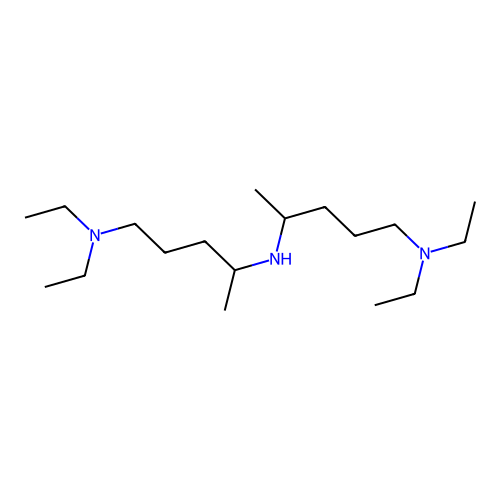 4-N-[5-(diethylamino)pentan-2-yl]-1-N,1-N-diethylpentane-1,4-diamine structure