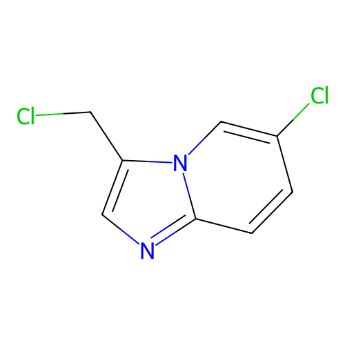 6-Chloro-3-(chloromethyl)imidazo[1,2-a]pyridine structure