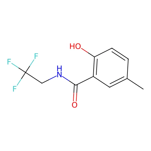 2-羟基-5-甲基-N-(2,2,2-三氟乙基)苯甲酰胺 structure