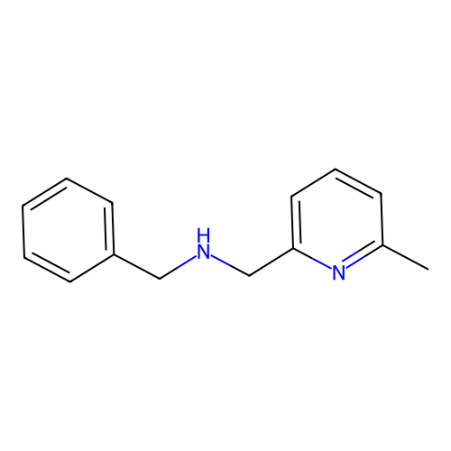 Benzyl((6-methylpyridin-2-yl)methyl)amine structure