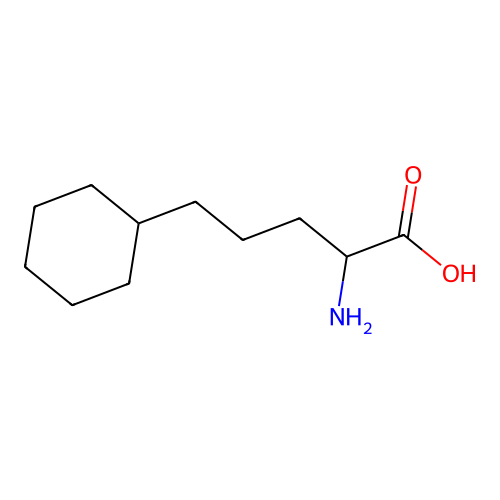 5-Cyclohexylnorvaline structure