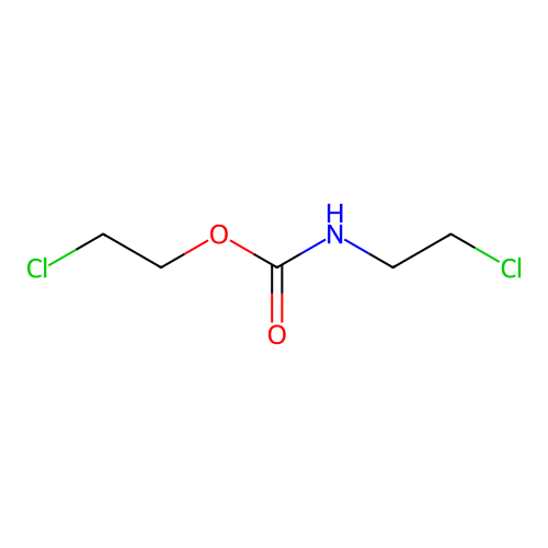 2-chloroethyl N-(2-chloroethyl)carbamate structure