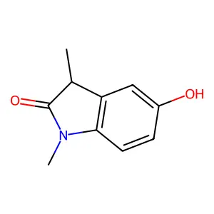5-Hydroxy-1,3-dimethyl-1,3-dihydro-2H-indol-2-one structure