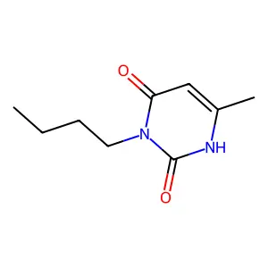 Uracil, 3-butyl-6-methyl- structure