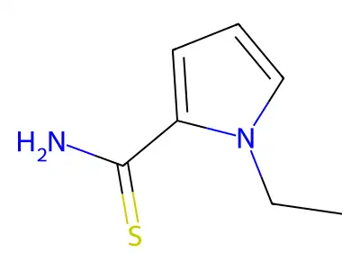 1-Ethyl-1H-pyrrole-2-carbothioamide structure