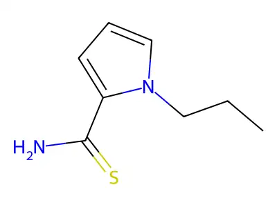 1H-Pyrrole-2-carbothioamide, 1-propyl- structure