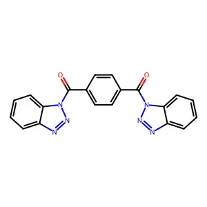 1-[4-(1H-1,2,3-Benzotriazole-1-carbonyl)benzoyl]-1H-1,2,3-benzotriazole structure