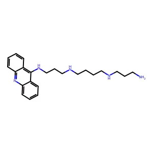 (9-Acridyl)-spermine structure