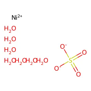 Nickel sulfate heptahydrate structure