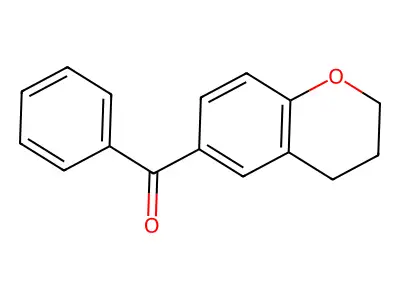 Methanone, (3,4-dihydro-2H-1-benzopyran-6-yl)phenyl- structure
