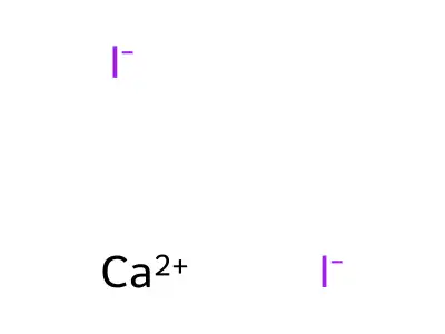 碘化钙 structure