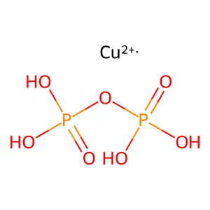 Copper(II) pyrophosphate structure