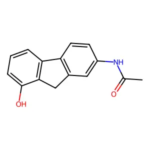 Acetamide, N-(8-hydroxy-9H-fluoren-2-yl)- structure