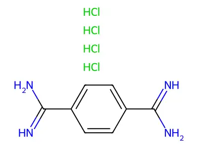 Terephthalamidine dihydrochloride structure
