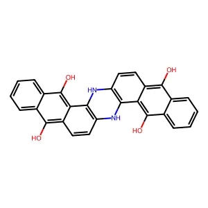 6,15-Dihydroanthrazine-5,9,14,18-tetrol structure