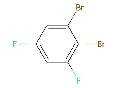 1,2-Dibromo-3,5-difluorobenzene structure