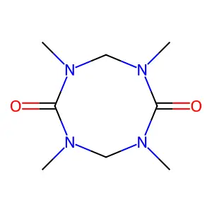1,3,5,7-Tetramethyltetrahydro-2,6(1H,3H)-1,3,5,7-tetrazocine-2,6-dione structure