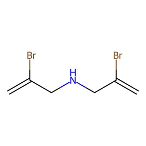 2-Bromo-N-(2-bromo-2-propenyl)-2-propen-1-amine structure