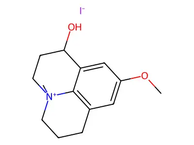 1-Hydroxy-9-methoxyjulolidine methiodide structure