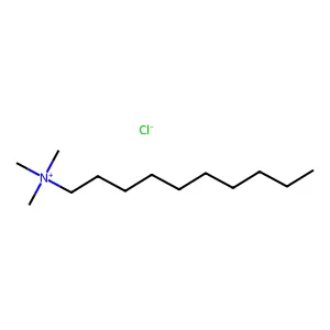 癸基三甲基氯化铵 structure