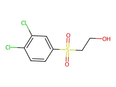 2-[(3,4-Dichlorophenyl)sulfonyl]ethanol structure