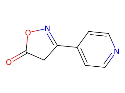 3-(Pyridin-4-yl)isoxazol-5(4H)-one structure