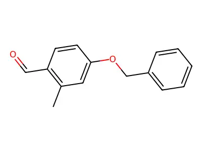 2-Methyl 4-benzyloxybenzaldehyde structure