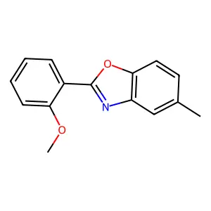 2-(2-Methoxyphenyl)-5-methylbenzo[d]oxazole structure