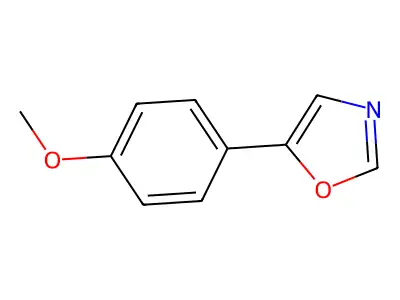 5-(4-Methoxyphenyl)-1,3-oxazole structure