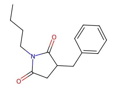 Succinimide, 2-benzyl-N-butyl- structure