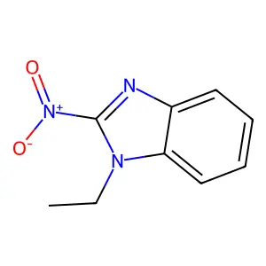 Benzimidazole, 1-ethyl-2-nitro- structure
