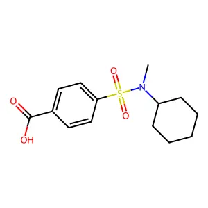 4-(Cyclohexyl(methyl)sulfamoyl)benzoic acid structure