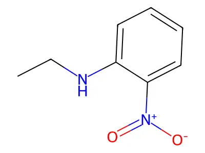 N-Ethyl-2-nitroaniline structure