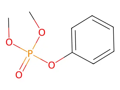 Phosphoric acid, dimethyl phenyl ester structure