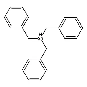 Stannane, tris(phenylmethyl)- structure