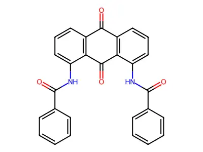 Benzamide, N,N'-(9,10-dihydro-9,10-dioxo-1,8-anthracenediyl)bis- structure