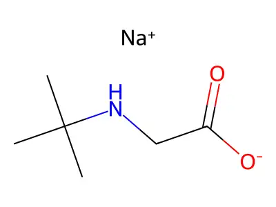 N-tert-Butylglycine sodium structure