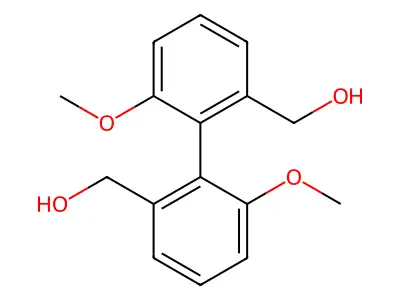 [2-[2-(Hydroxymethyl)-6-methoxyphenyl]-3-methoxyphenyl]methanol structure