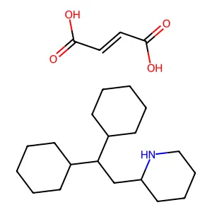rac-Perhexiline maleate structure