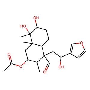 Cascarillin structure