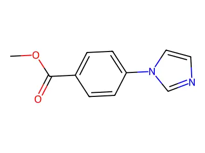 Methyl 4-(1H-imidazol-1-yl)benzoate structure