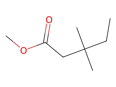 Methyl 3,3-dimethylpentanoate structure