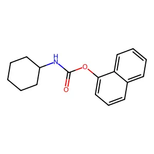 naphthalen-1-yl N-cyclohexylcarbamate structure