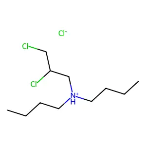 Dibutylamine, N-(2,3-dichloropropyl)-, hydrochloride structure