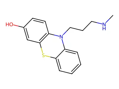 3-Hydroxydesmonomethylpromazine structure