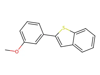 2-(3-Methoxyphenyl)-1-benzothiophene structure