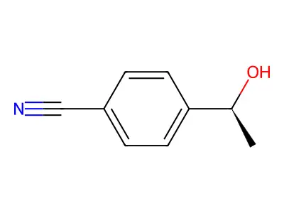 4-(1-Hydroxyethyl)benzonitrile structure