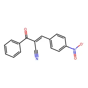 2-Benzoyl-3-(4-nitrophenyl)prop-2-enenitrile structure