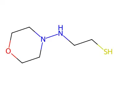 Ethanethiol, 2-(morpholinoamino)- structure