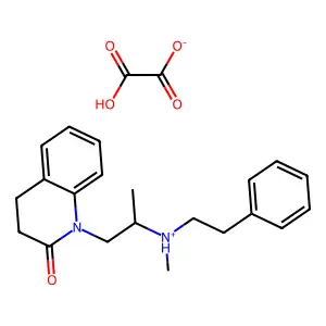 Carbostyril, 3,4-dihydro-1-(2-(methylphenethylamino)propyl)-, oxalate structure